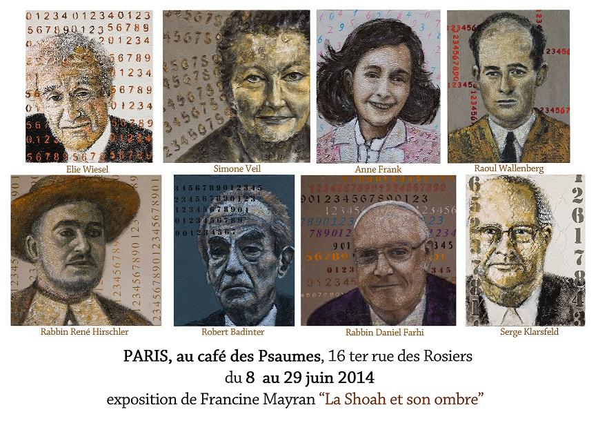 PARIS (75004) Café des Psaumes. Exposition